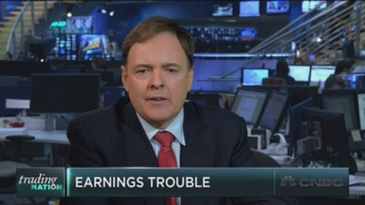 Earnings trouble for the S&P 500