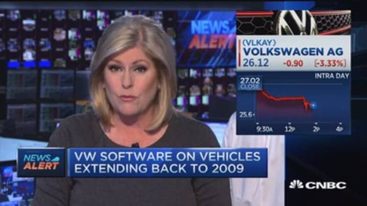 VW software found on more models than thought: EPA 