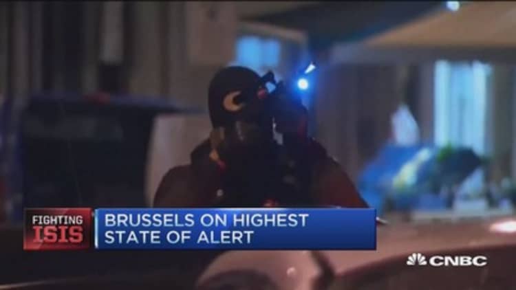 Brussels on highest state of alert