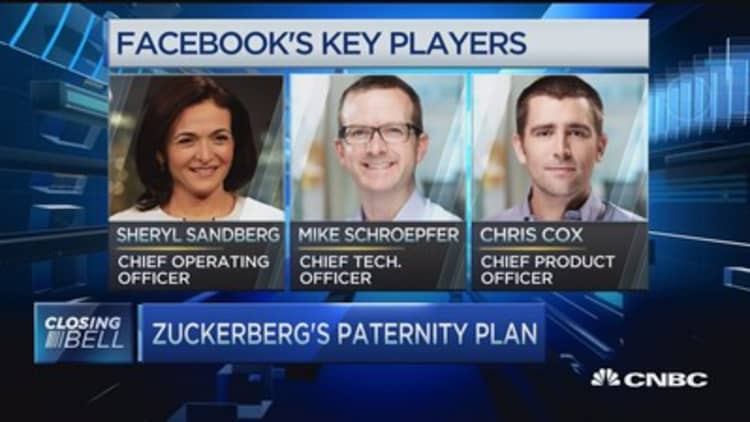 Zuckerberg's paid paternity plan