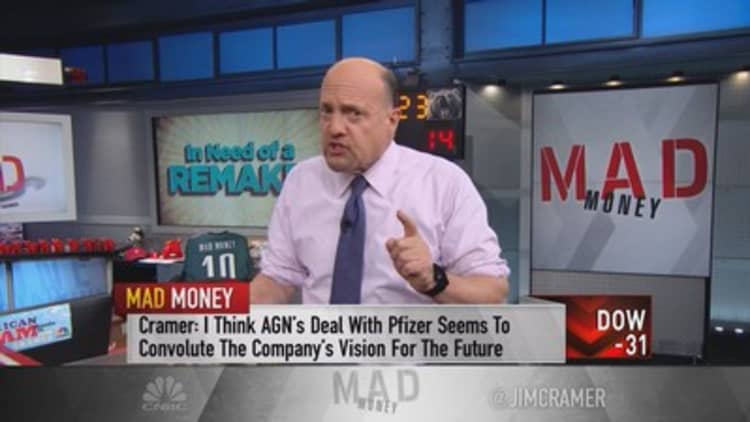 Market dislikes Allergan-Pfizer deal: Cramer