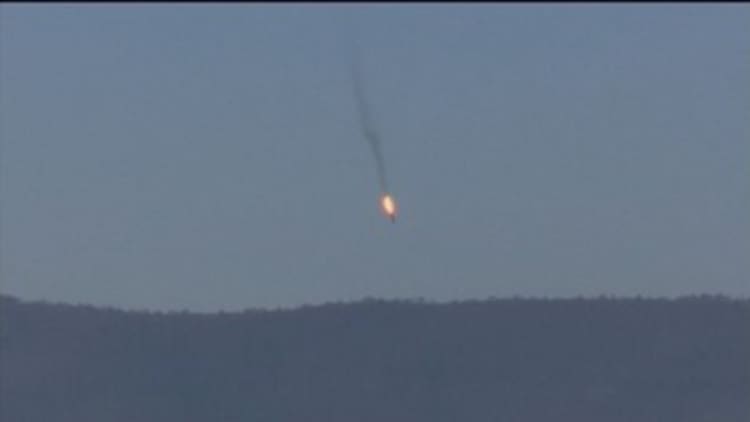 Turkey shoots down Russian military plane