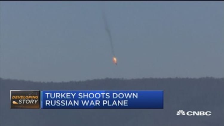 Turkey downing Russian plane is a 'stab in the back': Putin