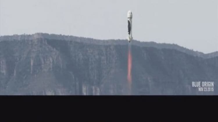 Bezos makes history with reusable rocket 