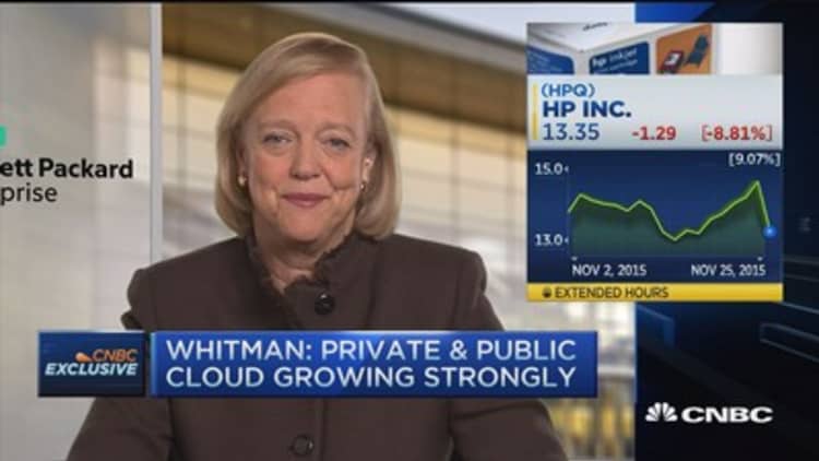 HPE CEO:  We are the leader in private cloud