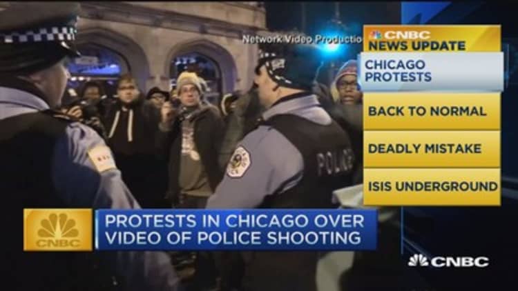 CNBC update: Protests in Chicago