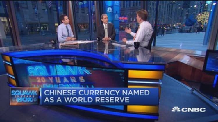 IMF to include Chinese yuan to its reserve currency basket
