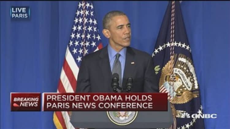 Pres. Obama:  Climate change is economic imperative