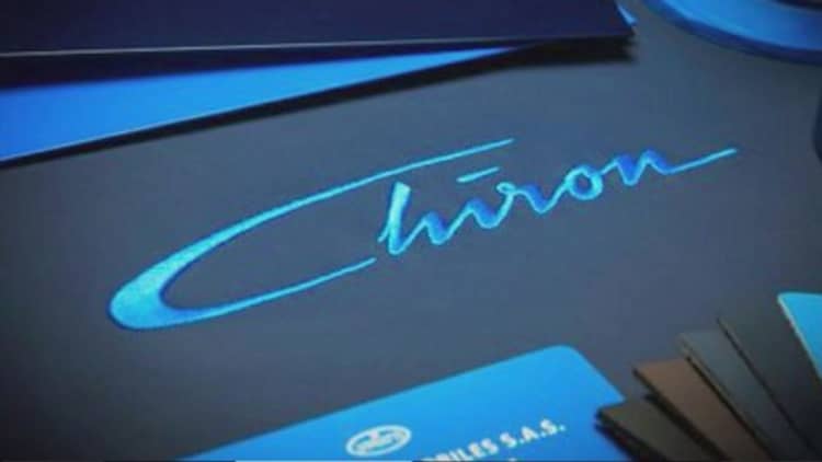 Bugatti sells 100 Chiron models at $2.4 million each