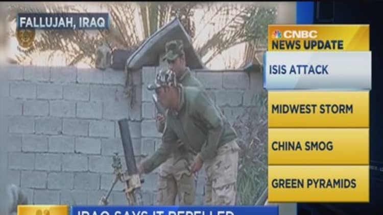 CNBC update: Iraq says it repelled ISIS attack