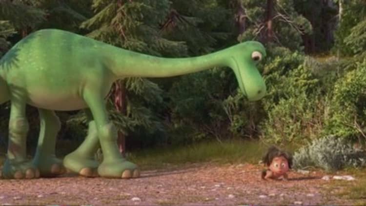 Pixar's 'Good Dinosaur' falls short at box office