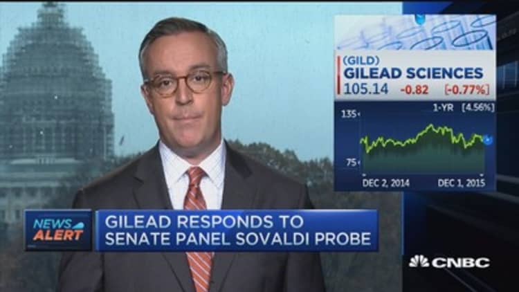 Gilead responds to Senate drug probe