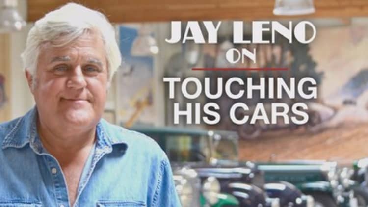 Do not touch Jay Leno's cars ... unless you're a kid