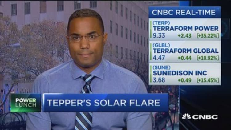 Tepper's solar flare