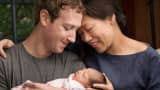 Mark Zuckerberg and Priscilla Chan hold their newborn Max Chan Zuckerberg.