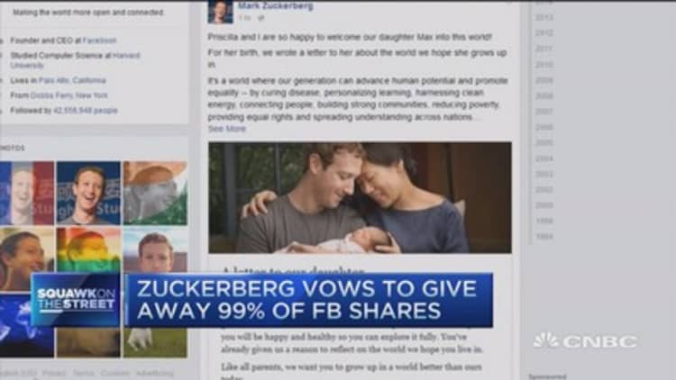 Will Zuckerberg's donation trigger a philanthropic waterfall?