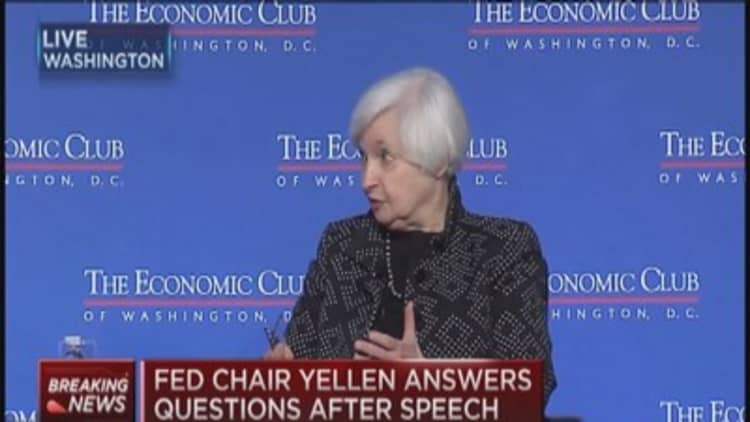Yellen: Data will drive rate hikes, not predetermined path