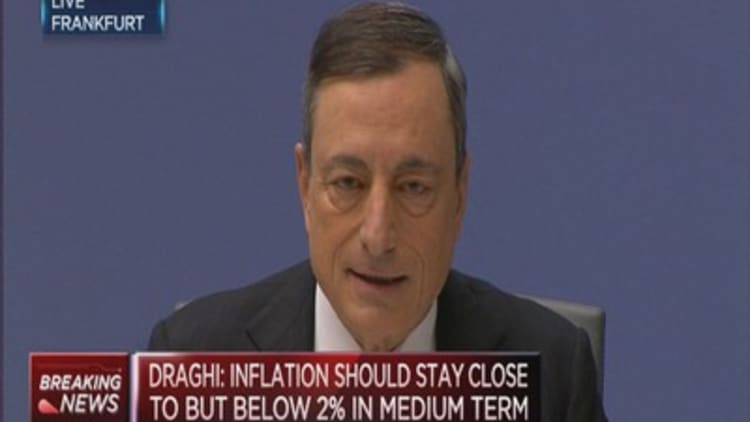 Asset purchase programme is flexible: Draghi