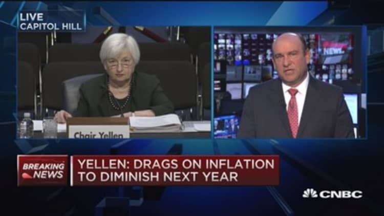Yellen: Data since Oct. in line with expectations