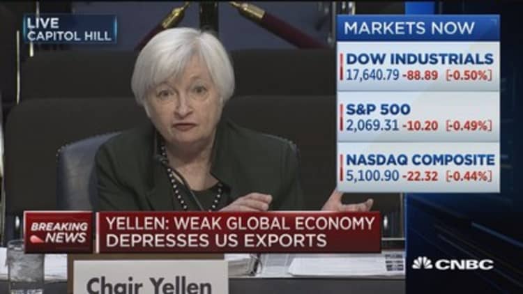 Weak global growth: Yellen