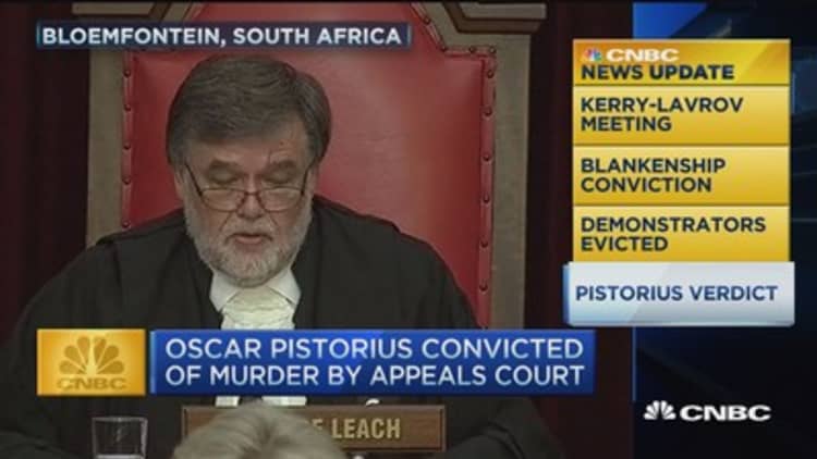 CNBC update: Oscar Pistorius convicted of murder