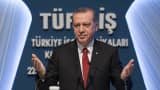 Turkish President Recep Tayyip Erdogan delivers a speech in Ankara, Turkey on December 3, 2015.