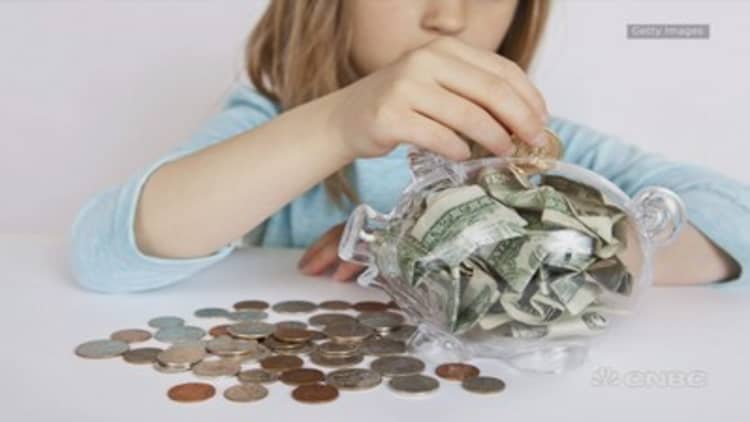 Teaching kids about money