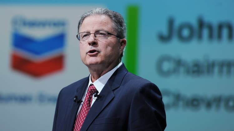 Chevron CEO: Oil market is coming into balance