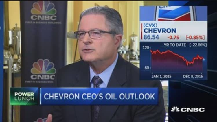 Chevron CEO: We can live with oil prices at 'whatever level'