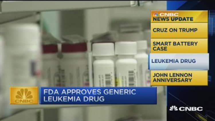 CNBC update: Leukemia pill