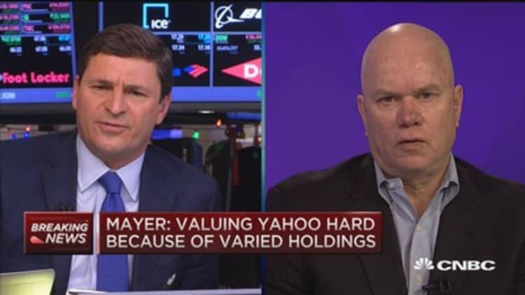 Yahoo's Webb: Looking at all options 'short of selling the business'