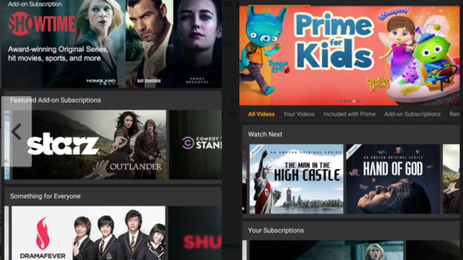 is using Prime Video to get users to sign up for  Prime