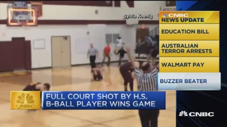 CNBC update: Full-court shot just before buzzer