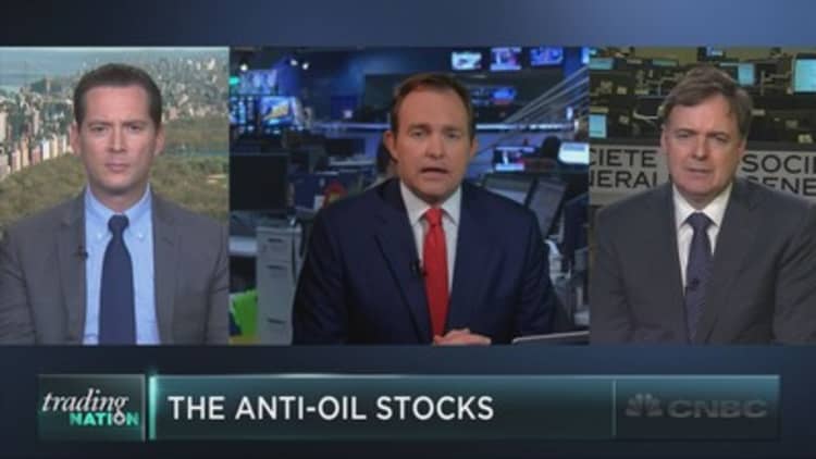 The anti-oil stocks