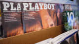 Playboy magazines at a bookstore in Bethesda, Maryland.