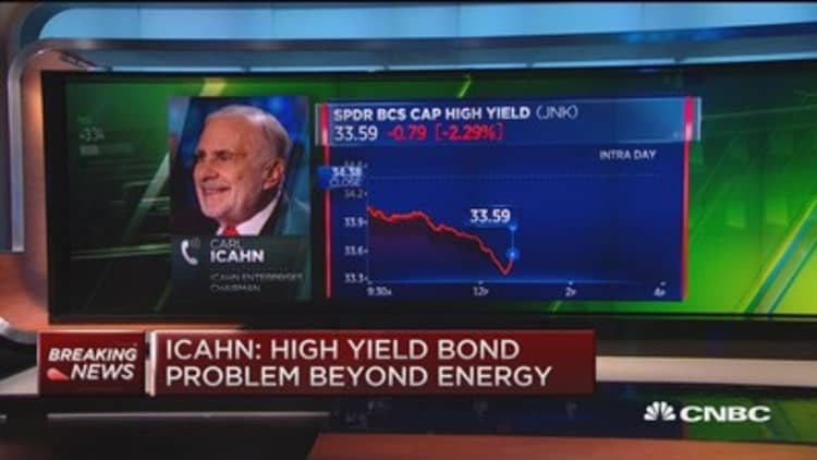 Carl Icahn on high yield: It's still not '08