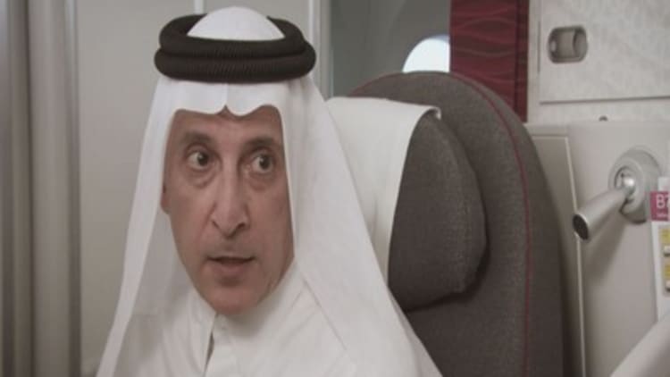 Taking a flight with Qatar Airways CEO