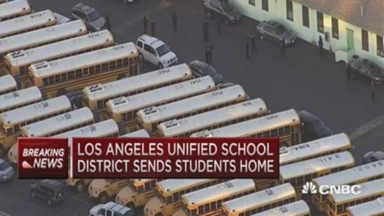 LA school district sends all students home: KNBC