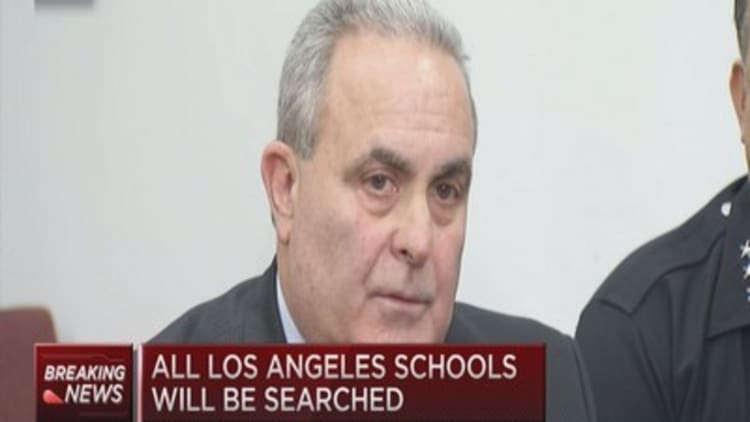 LAUSD: I want every school searched