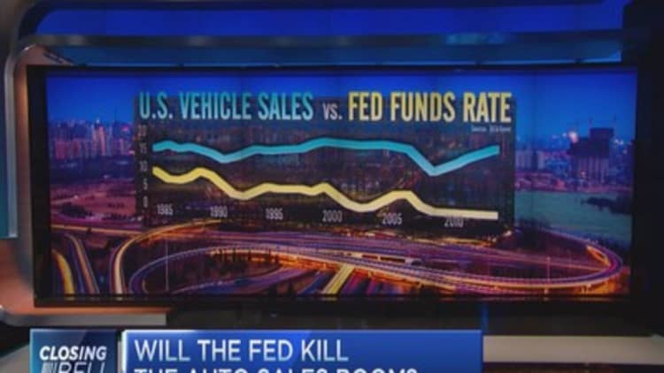 Will the Fed kill the auto sales boom?