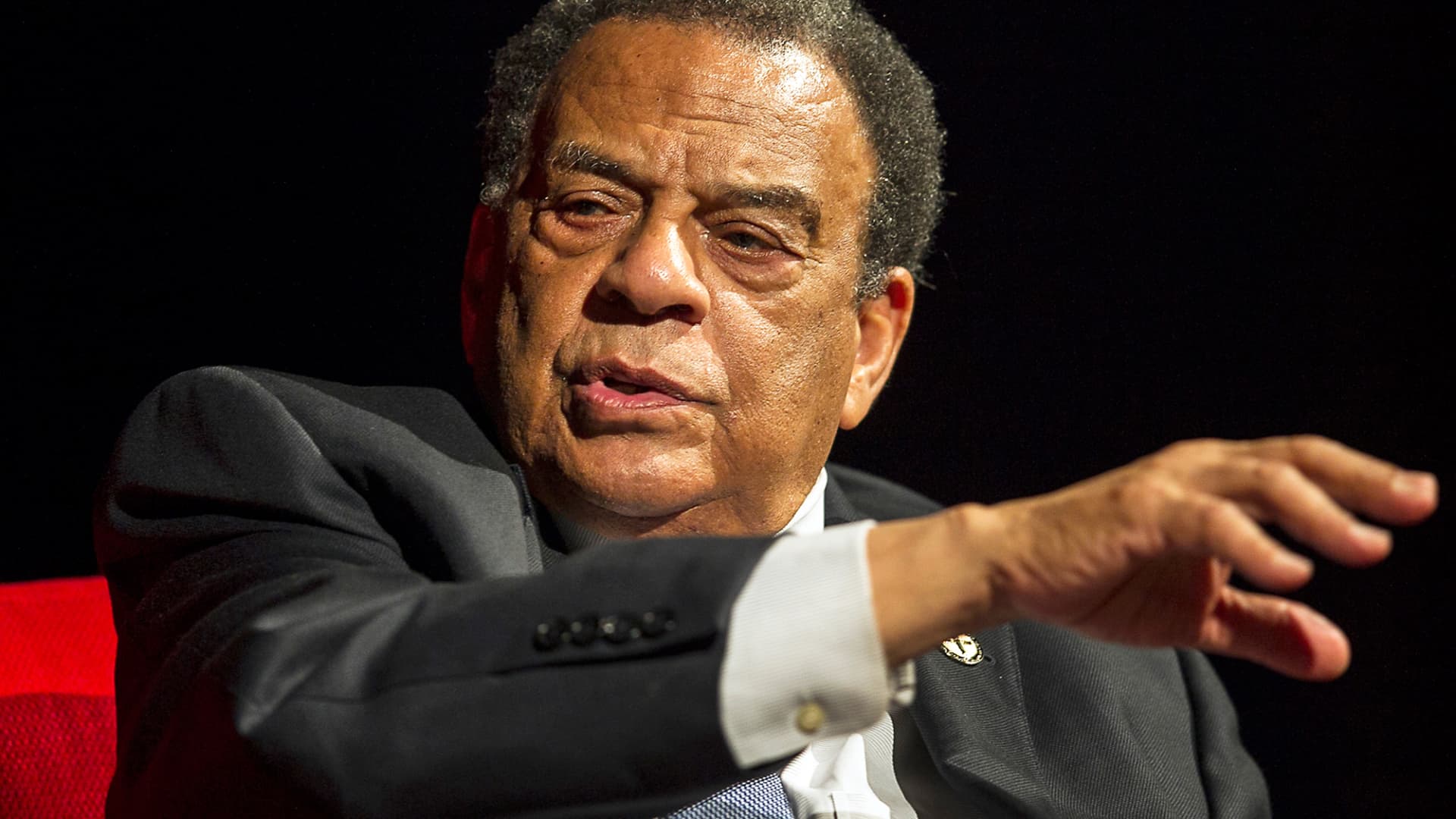 Andrew Young, former congressman and Ambassador to the United Nations, in Austin, Texas, April 9, 2014