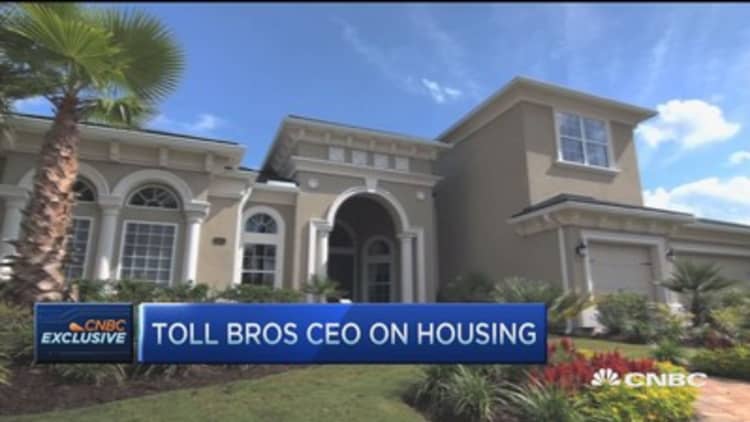Toll Brothers CEO: Millennials want to own homes