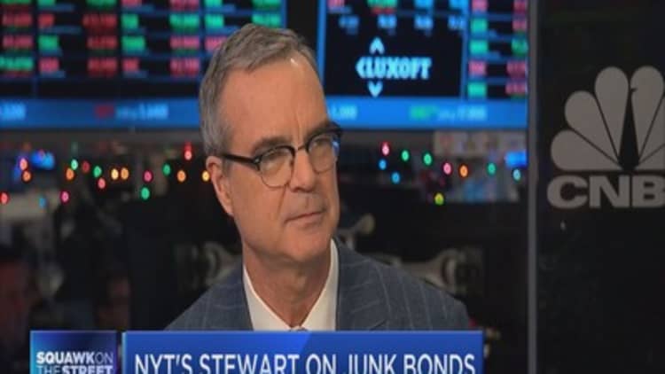 NYT's Stewart: Junk bond rout that wasn't