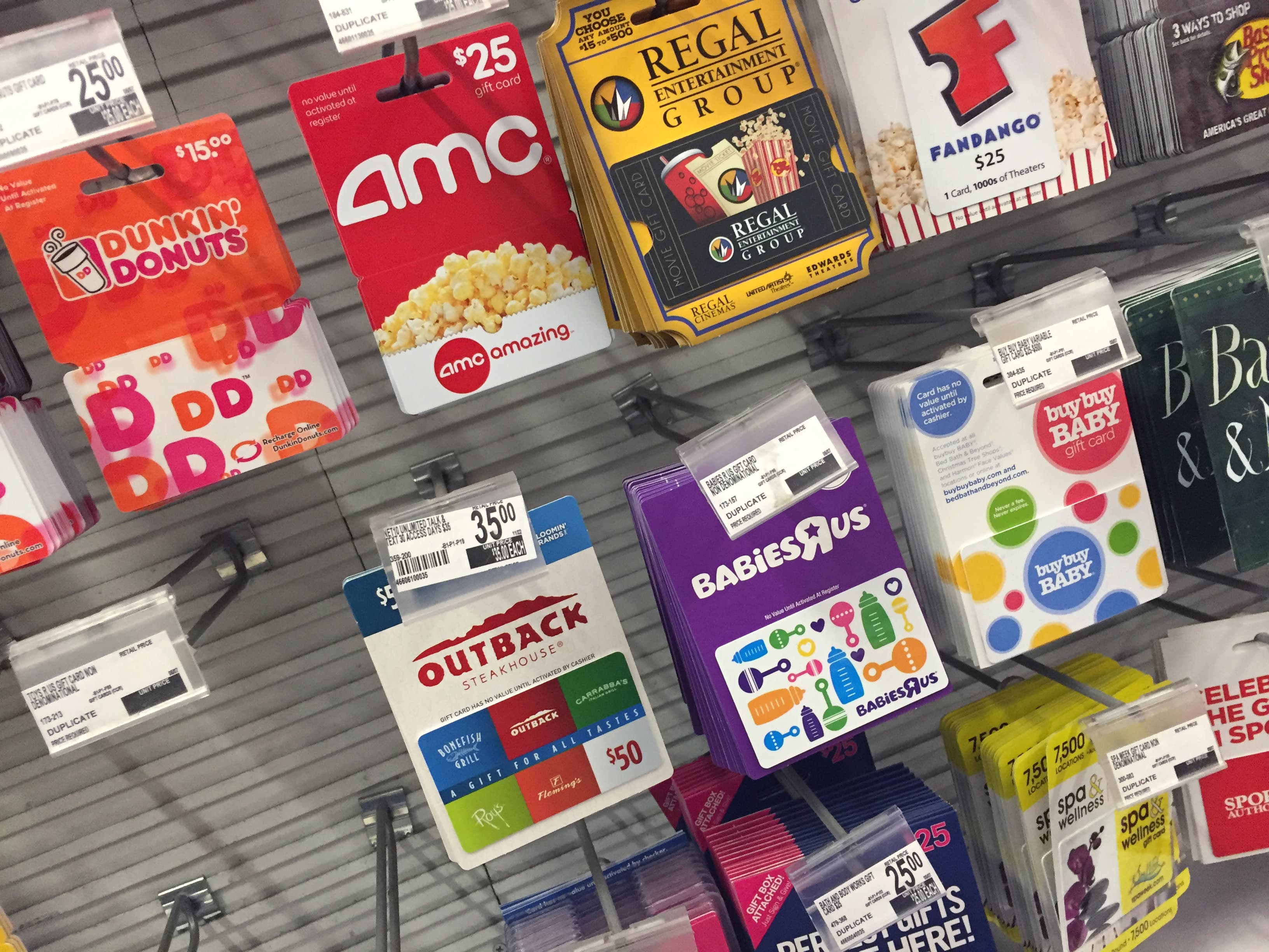 These are the top 10 best gift cards