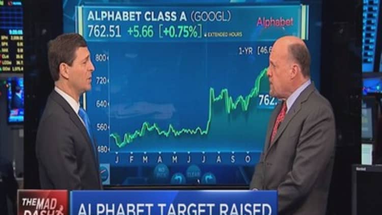 Cramer's Mad Dash: Everyone should praise Alphabet