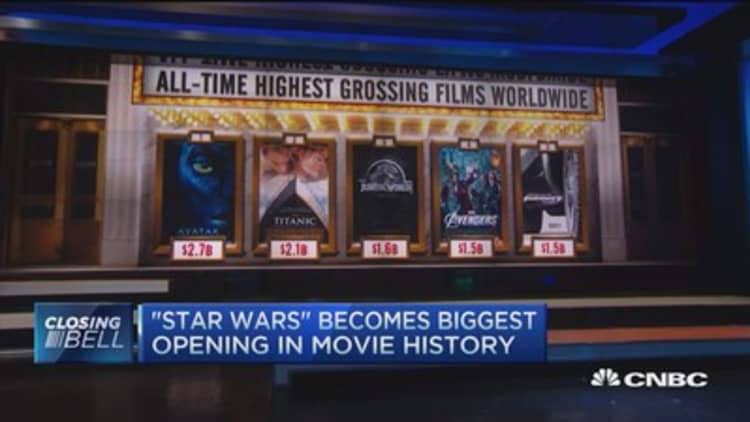 'Star Wars' becomes biggest opening in history