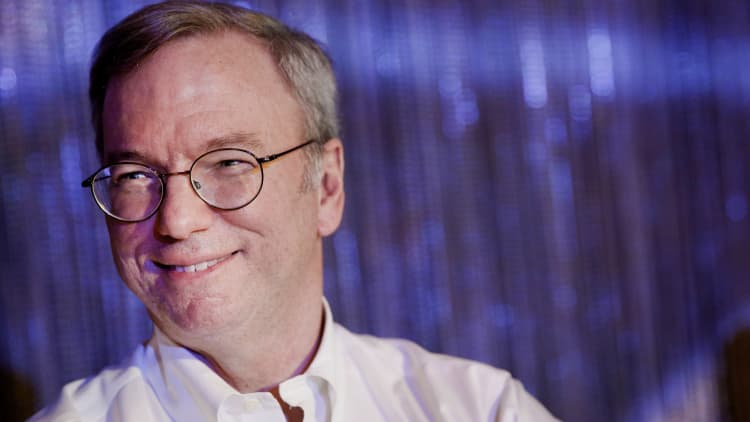 Former Google CEO on using technology to prevent spread of Covid-19 and the future of work