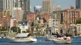 Residential property along the harbourfront in Sydney.