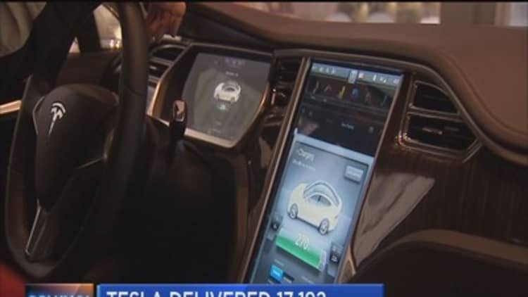 Tesla delivers 17,192 Model S sedans in Q4