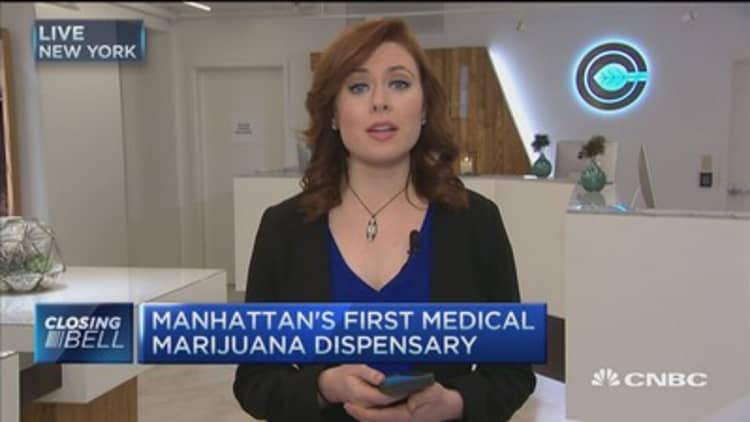 Manhattan's first medical marijuana dispensary 